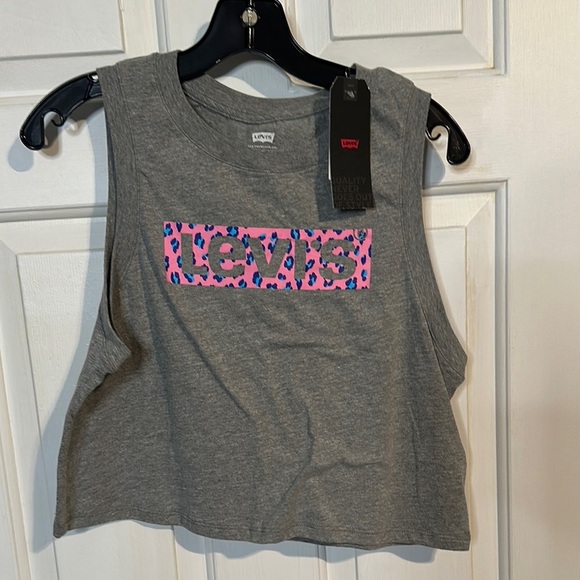 NWT Women’s Small Levi’s Cropped Tank - Picture 1 of 4